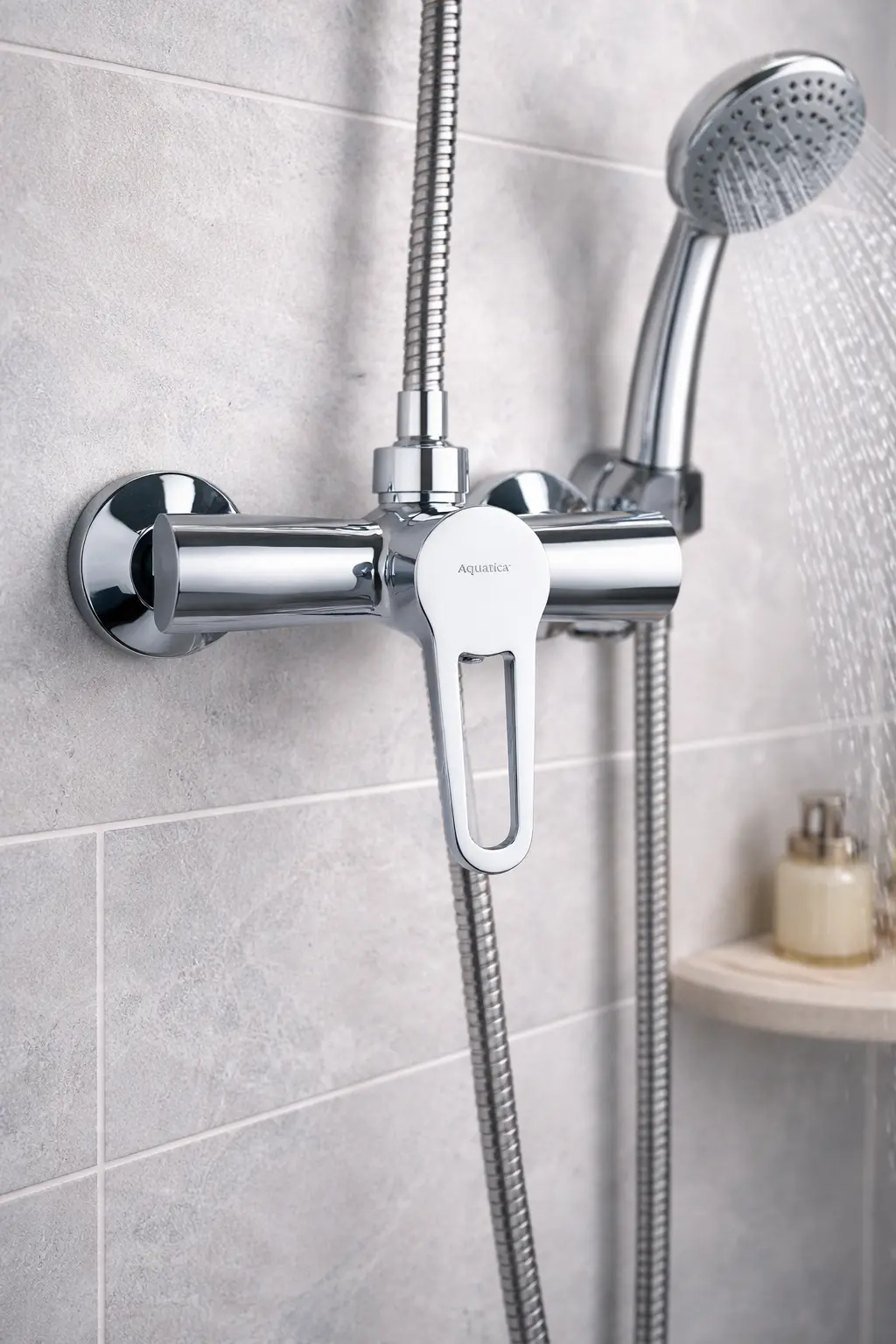 Змішувач для душа HK D35 AQUATICA  хромований 